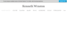 Tablet Screenshot of kennethwinston.com
